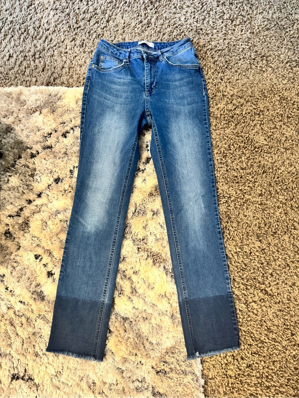Anine Bing High-Rise Straight Jeans